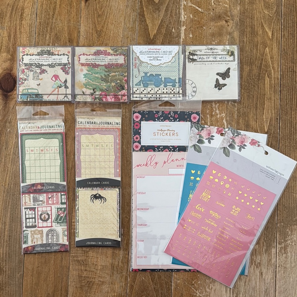 Webster Pages Assorted Journaling and Scrapbooking Accessories